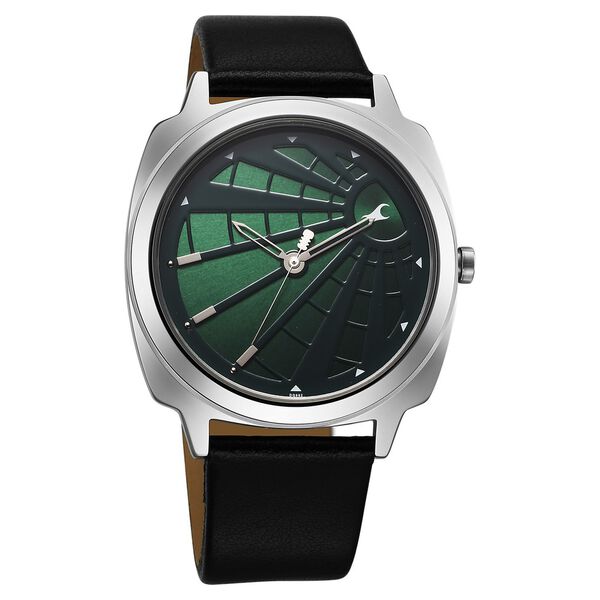 Fastrack Groove Quartz Analog Green Dial Guys Leather Watch - image number 1