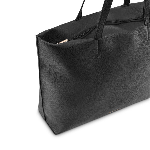 Fastrack Casual Tote in Black with Zip Closure - image number 4