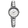 Fastrack Vyb Enigma Quartz Analog Mother of Pearl Dial Silver Color Metal Strap Watch For Girls - image number 2