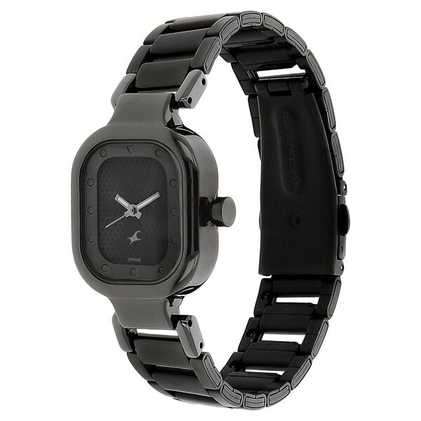 Fastrack Motorheads Quartz Analog Black Dial Stainless Steel Strap Watch for Girls - image number 1