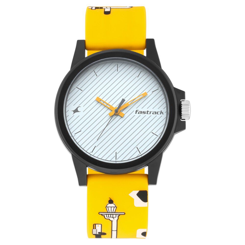 Yellow colour shop fastrack watches