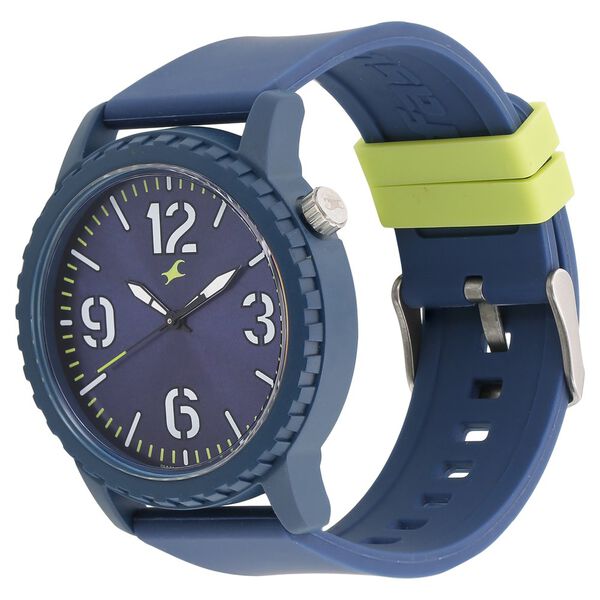 Fastrack Quartz Analog Blue Dial Strap Watch for Unisex - image number 1
