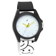 Fastrack Hashtag Quartz Analog White Dial Silicone Strap Unisex Watch