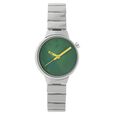 Fastrack Checkmate Quartz Analog Green Dial Stainless Steel Strap Watch for Girls - image number 0