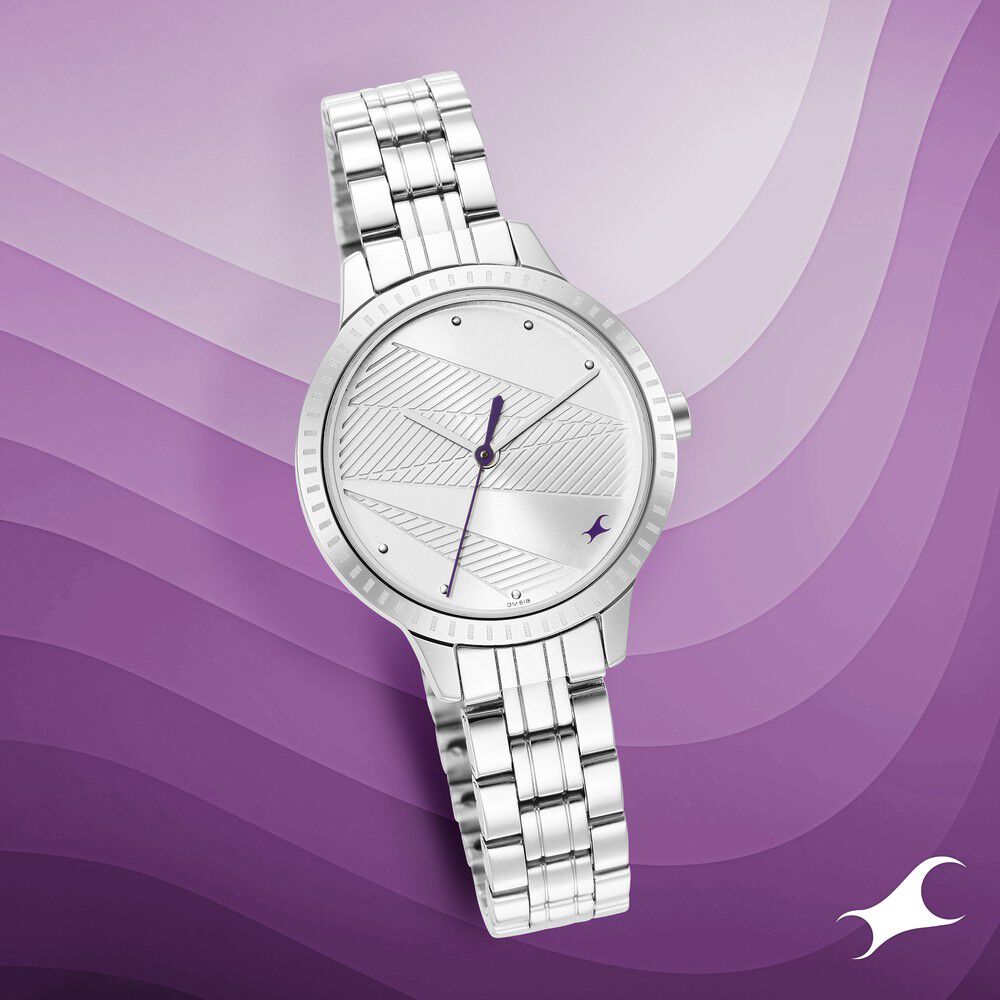 Fastrack watches for womens silver outlet
