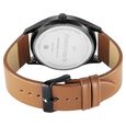 Fastrack Stunners Quartz Analog Black Dial Brown Leather Strap Watch For Guys - image number 4