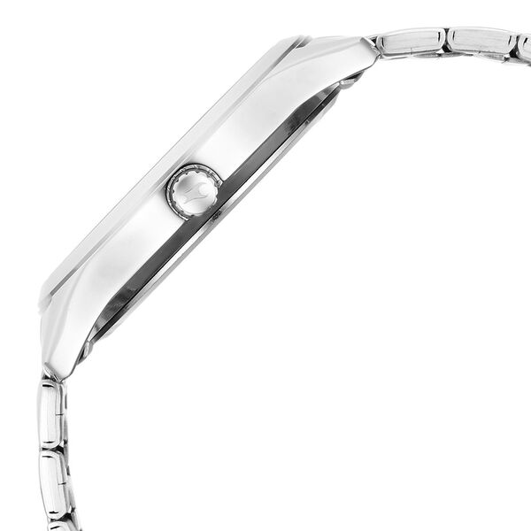 Fastrack Stunners Quartz Analog Silver Dial Silver Metal Strap Watch For Guys - image number 3