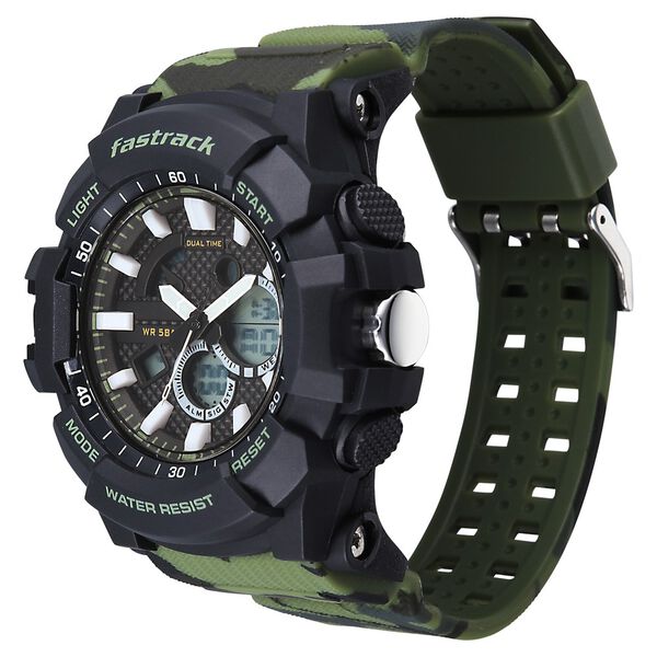 Fastrack Streetstyle Ana Digi watch with Camouflage look for Guys - image number 4