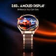 Fastrack Marvellous FX3 Smartwatch with 1.43" AMOLED Display, Slim 10.4mm Design, HRM, Additional Silicone Strap - image number 1