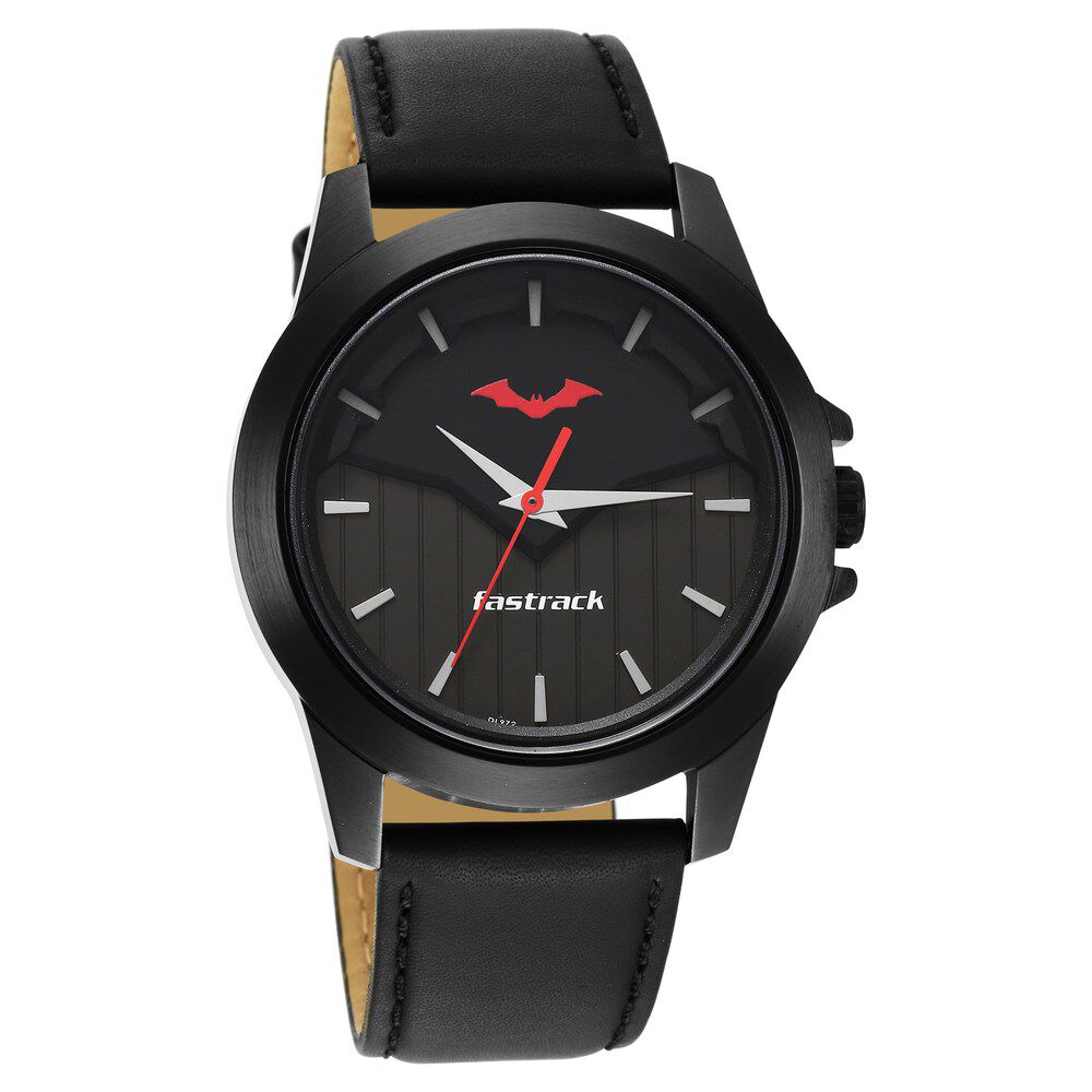 Fastrack watch for man black hot sale