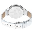 Fastrack Glitch Quartz Analog Silver Dial Leather Strap Watch for Girls - image number 4