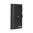 Black snapfold wallet - image number 4