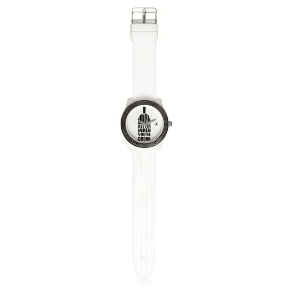 Fastrack Quartz Analog White Dial Plastic Strap Unisex Watch - image number 0