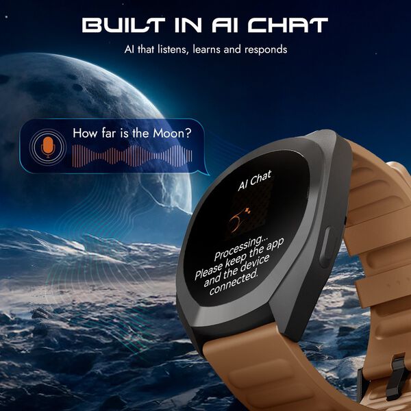 Fastrack Cosmix Smartwatch 1.32" inch AMOLED Display, Cosmic Drive Inspired Case Design, AI Watcface, AI Chat, HRM, IP68 - image number 2