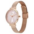 Fastrack Stunners X Quartz Analog Pink Dial Stainless Steel Strap Watch For Girls - image number 2