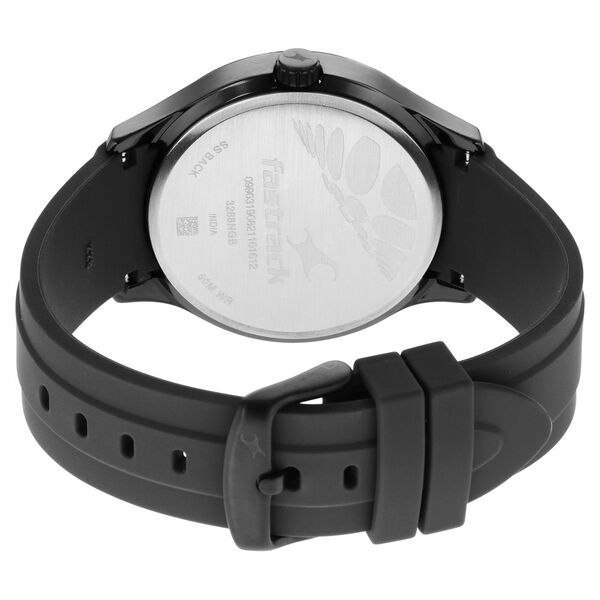 Fastrack Urban Bounce Quartz Analog Black Dial Silicone Strap Watch for Guys - image number 5