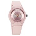 Fastrack Tees Urbanique Quartz Analog Pink Dial Silicone Strap watch For Girls - image number 1