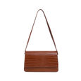 Fastrack Structured Shoulder Bag for Women | Trendy Shoulder Bag for Girls, Ladies, Women | Chic Textured Bag Made of High Quality Faux Leather (Tan) - image number 0