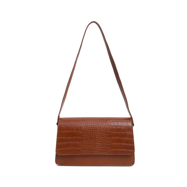 Fastrack Structured Shoulder Bag for Women | Trendy Shoulder Bag for Girls, Ladies, Women | Chic Textured Bag Made of High Quality Faux Leather (Tan) - image number 0