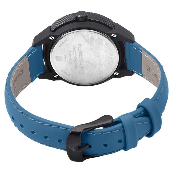 Fastrack Quartz Analog Silver Dial Leather Strap Watch for Girls - image number 4