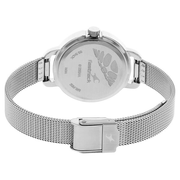 Fastrack Quartz Analog Silver Dial Metal Strap Watch for Girls - image number 3