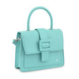 Fastrack Solid Structured Satachel  in Blue - image number 3