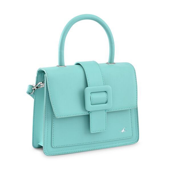 Fastrack Solid Structured Satachel  in Blue - image number 3