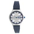 Fastrack Loopholes Quartz Analog Red Dial Stainless Steel Strap Watch for Girls