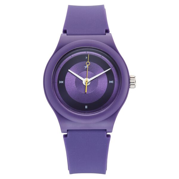 Fastrack Y2K Analog with Mint Green Dial Silicon Strap Watch for Girls - image number 0
