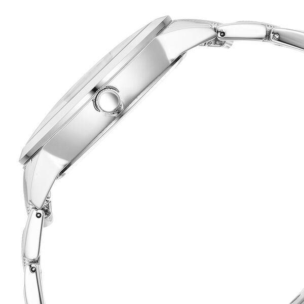 Fastrack Vyb Atlas Quartz Analog Silver Dial Silver Metal Strap Watch For Guys - image number 4
