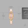 Vyb Diva By Fastrack Quartz Analog Pink Dial Rose Gold Metal With Enamel Fill Strap Watch For Girls - image number 3