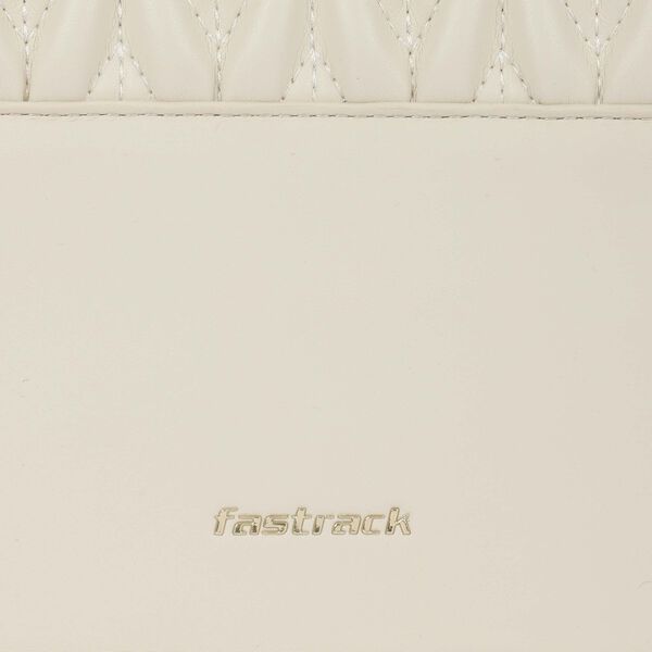 Quiltgrid white shoulder bag - image number 8