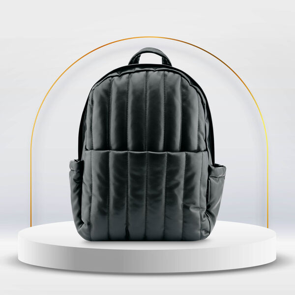Fastrack Puff and Pack Backpack in Black - image number 0