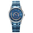 Fastrack Exuberant Quartz Analog with Day and Date Blue Dial Metal Strap Watch for Guys - image number 2