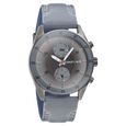 Fastrack Space Rover Quartz Multifunction Grey Dial Leather Strap Watch for Guys - image number 0