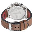 Fastrack Hitlist Quartz Chronograph White Dial Leather Strap Watch for Guys - image number 4