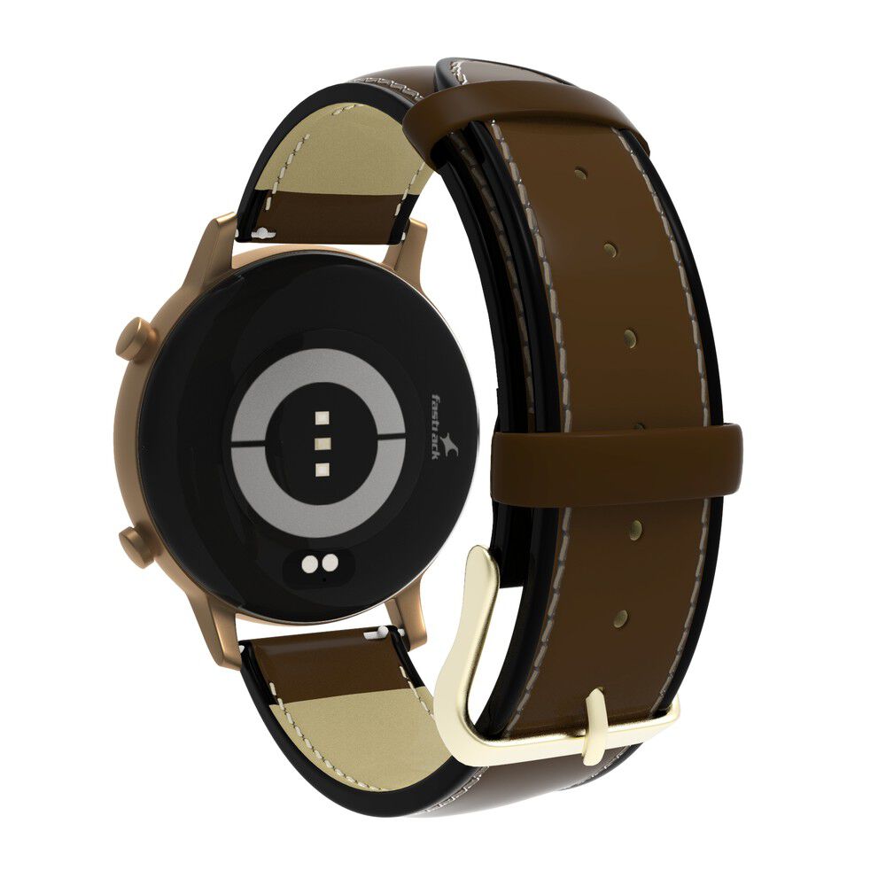 Unisex galaxy bluetooth pink beige silicone strap touchscreen smart watch 42mm 2025
