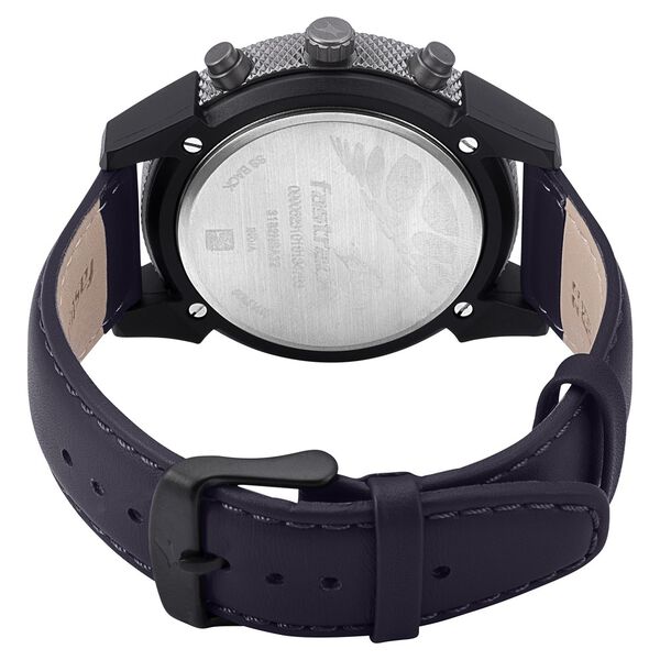 Fastrack Modular Quartz Analog Anthracite Dial Leather Strap Watch for Guys - image number 4