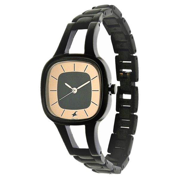 Fastrack Quartz Analog Grey Dial Metal Strap Watch for Girls - image number 2