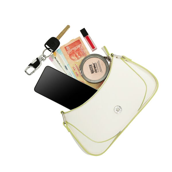 Fastrack Buckle Shoulder Bag in White - image number 6