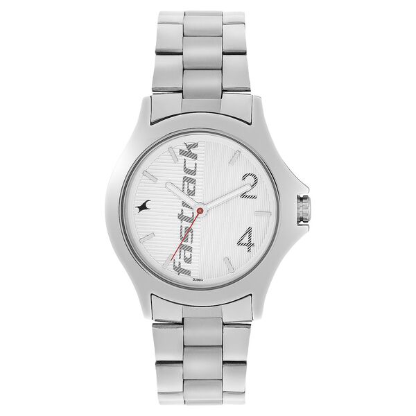 Fastrack Quartz Analog White Dial Stainless Steel Strap Watch for Guys - image number 1