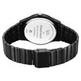 Vyb Arcane By Fastrack Quartz Analog Purple Dial Black Stainless Steel Strap Watch For Guys - image number 5