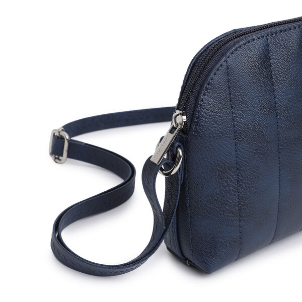 Fastrack Modern Quilted Sling Bag for Women | Trendy, Spacious Bag for Girls, Ladies, Women | Everyday Casual Bag Made from High Quality Faux Leather (Cyan) - image number 3