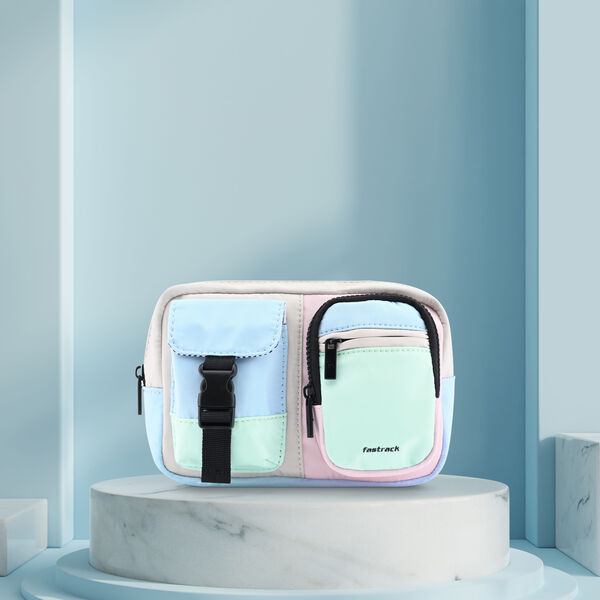 Fastrack Colourblocked Fanny in Green - image number 0