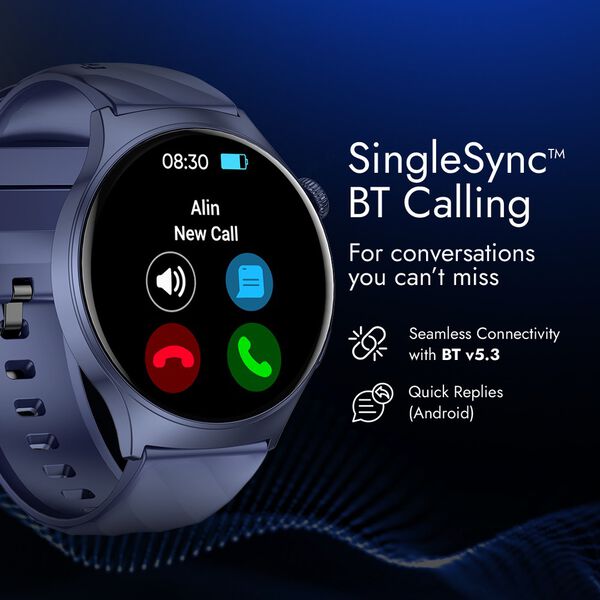 Fastrack Limitless FR1 PRO Smartwatch 3.63 cm AMOLED Display with AOD, 100+ Sports Modes & Watchfaces, 24*7 Health Suite - image number 2