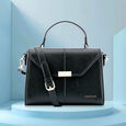 Fastrack Structured Satchel in Black - image number 0