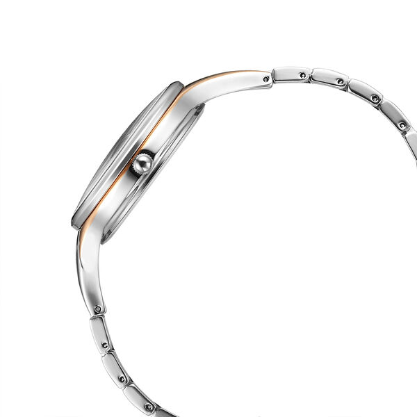 Fastrack Vyb Striker Quartz Analog Rose Gold Dial Metal Strap Watch for Girls - image number 4