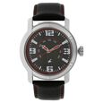 Fastrack Quartz Analog Silver Dial Leather Strap Watch for Guys