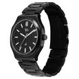Vyb Horizon By Fastrack Quartz Analog Black Dial Black Stainless Steel Strap Watch For Guys - image number 2