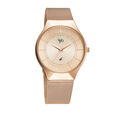 Fastrack Vyb Successor Quartz Analog Rose Gold Dial Stainless Steel Strap Watch for Girls - image number 1